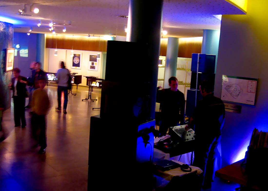 Photo: DJ Homebase, opening day at Planetarium Nürnberg
