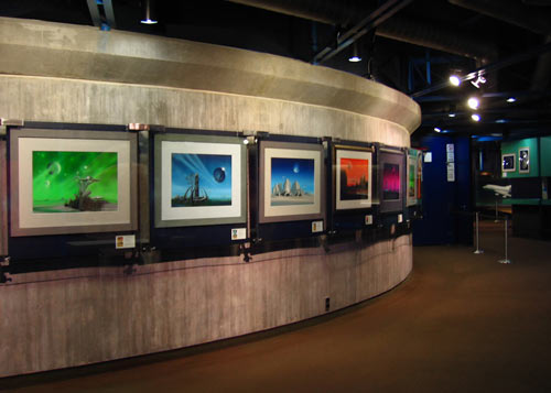 Photo: Foyer. Exhibition Planetarium Stuttgart